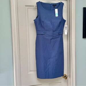 NWT Tribal Blue Sleeveless Midi Dress Women’s 10